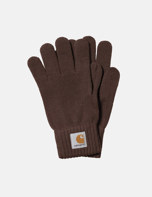 Carhartt WIP Watch Gloves - Palisander Brown