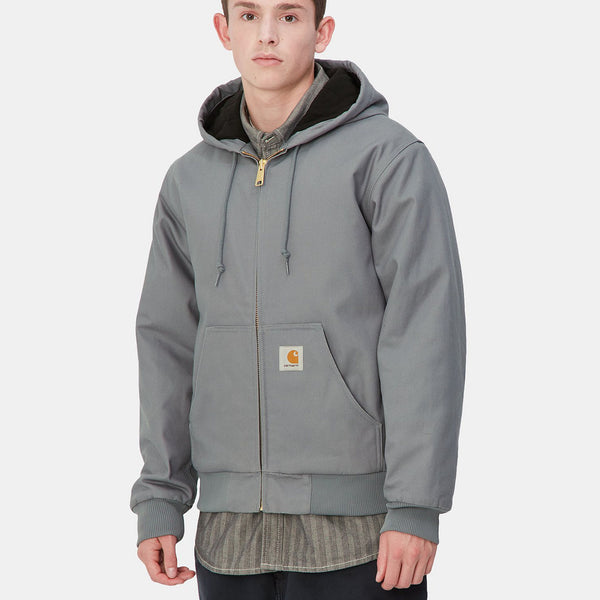 Carhartt WIP Active Jacket (Quilted Fleece Lined) - Dove Grey | UE
