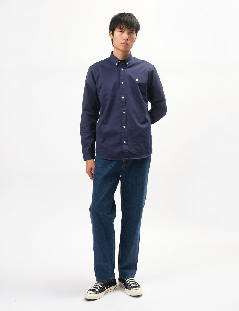 Carhartt WIP Madison Shirt (Regular) - Air Force Blue