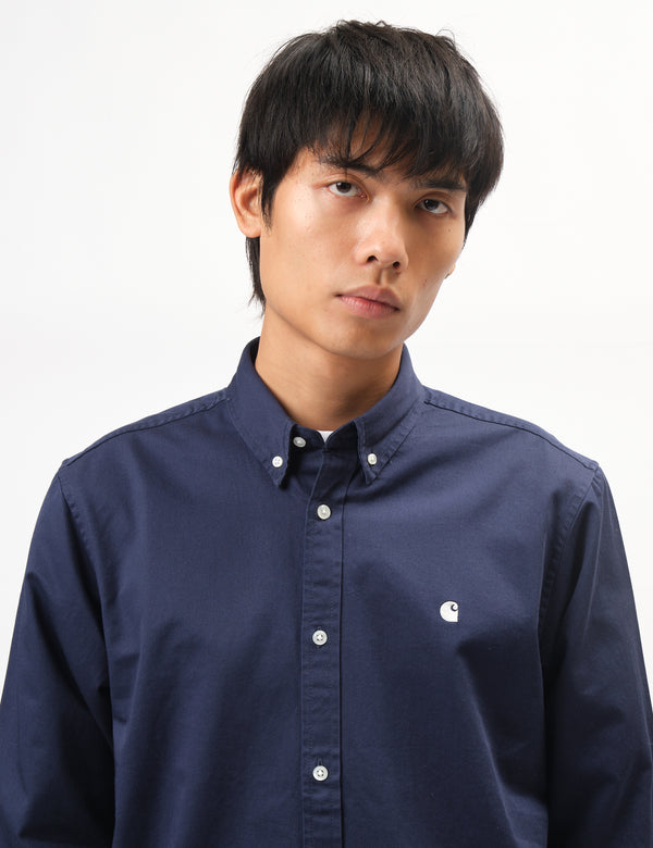 Carhartt WIP Madison Shirt (Regular) - Air Force Blue