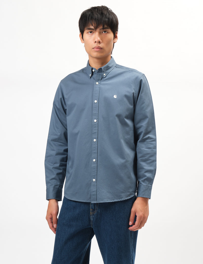 Carhartt WIP Madison Shirt (Regular) - Positano Blue