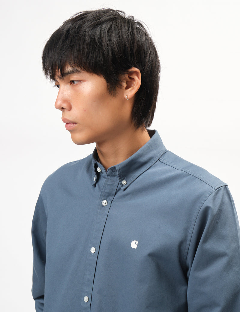 Carhartt WIP Madison Shirt (Regular) - Positano Blue