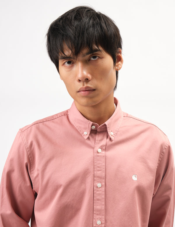 Carhartt WIP Madison Shirt (Regular) - Dusty Rose