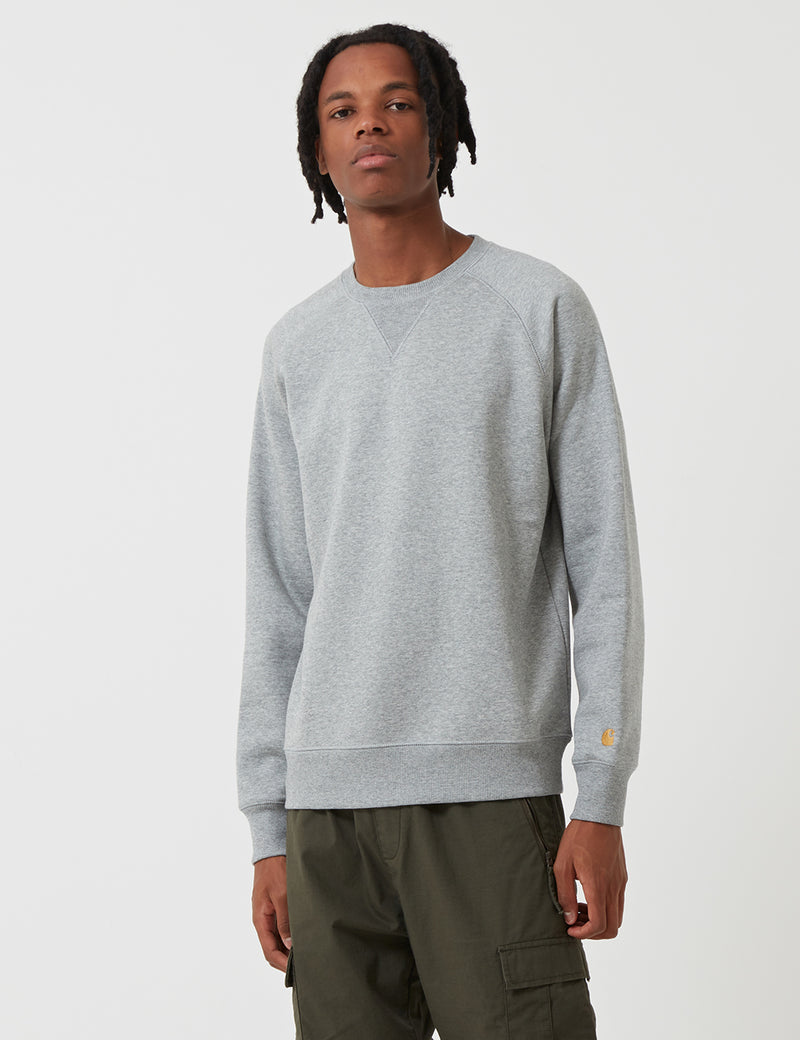 Carhartt sweatshirt grey on sale