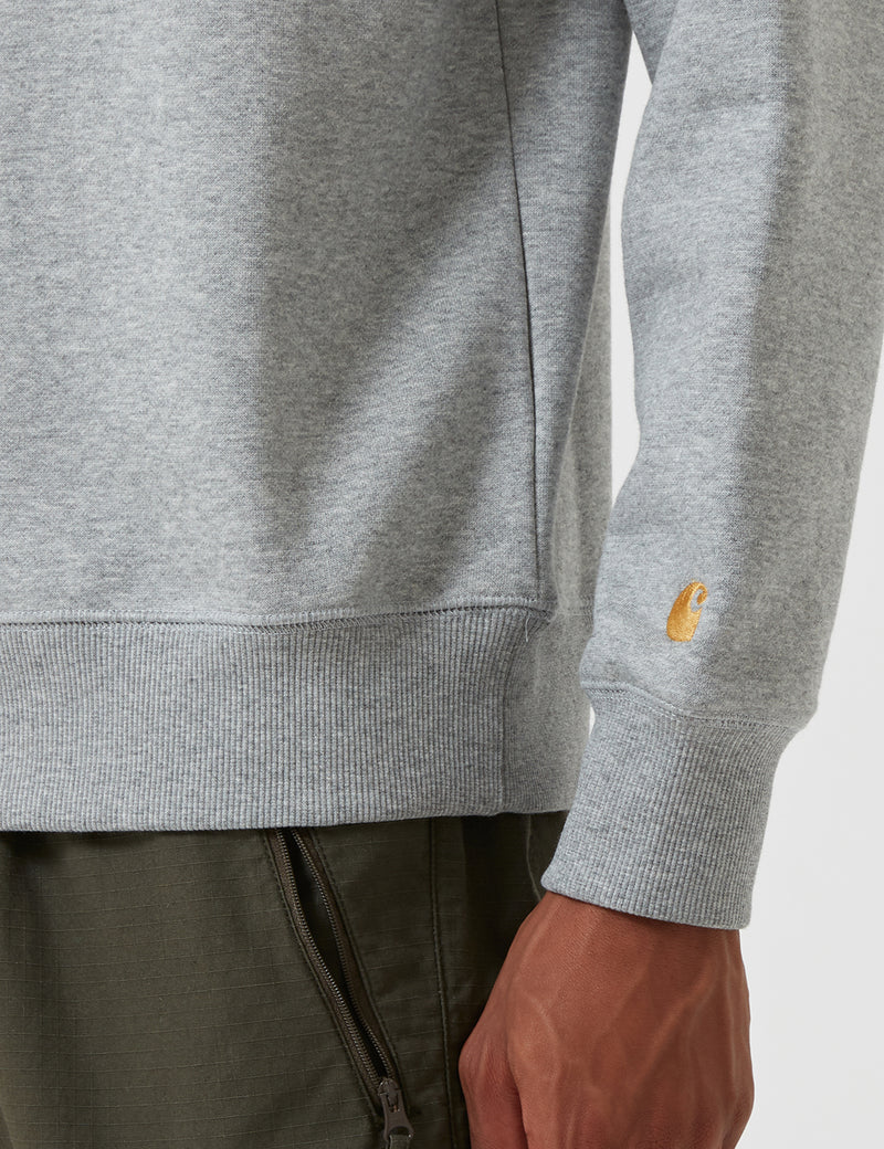 Carhartt WIP Chase Sweatshirt (Regular) - Grey Heather