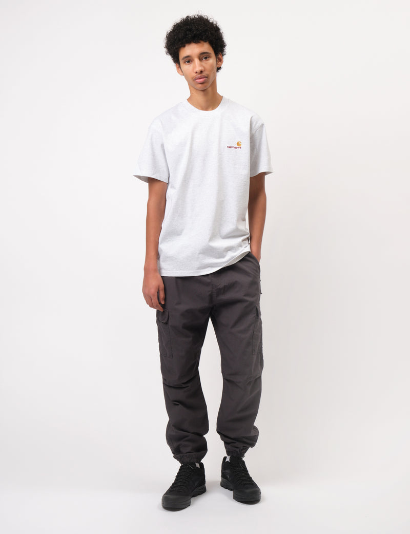 Carhartt-WIP Cargo Jogger - Flint Grey Rinsed