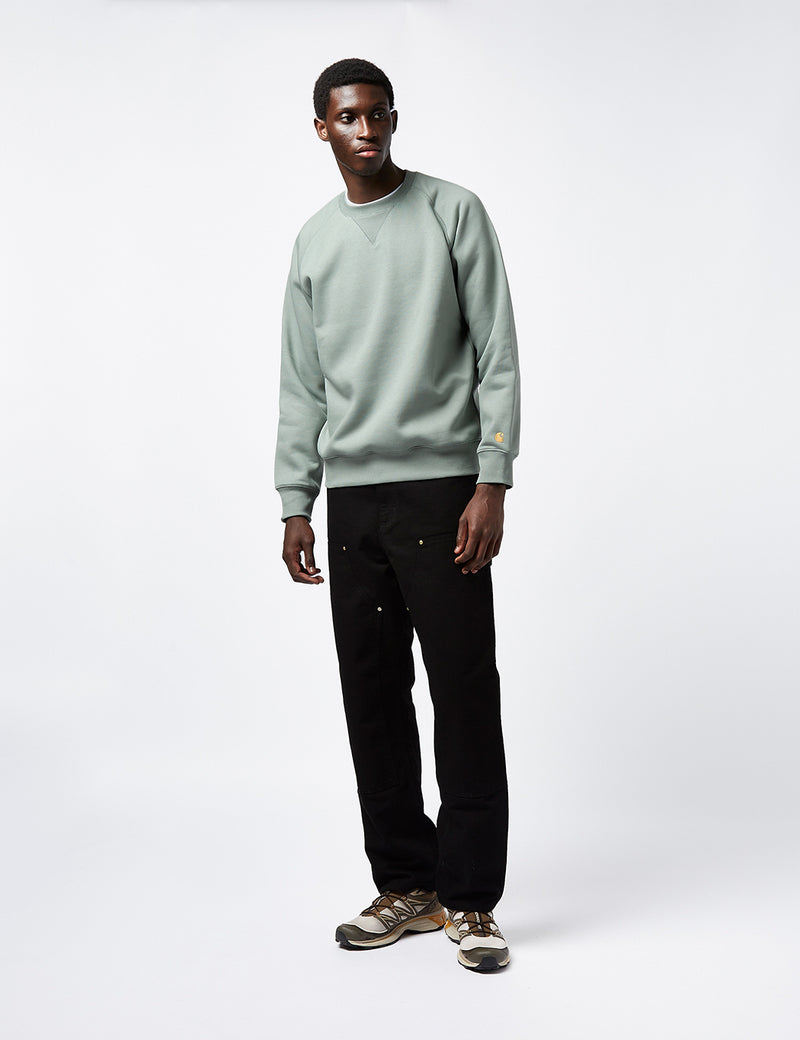 Carhartt-WIP Chase Sweatshirt - Glassy Teal