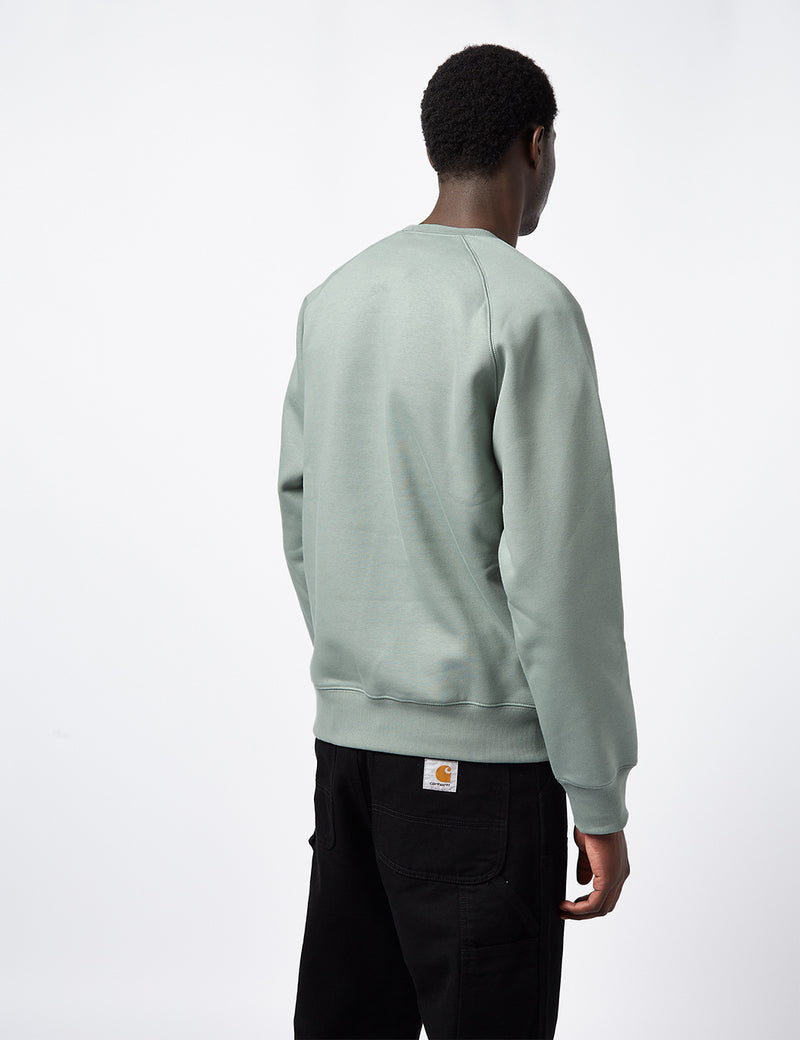 Carhartt-WIP Chase Sweatshirt - Glassy Teal