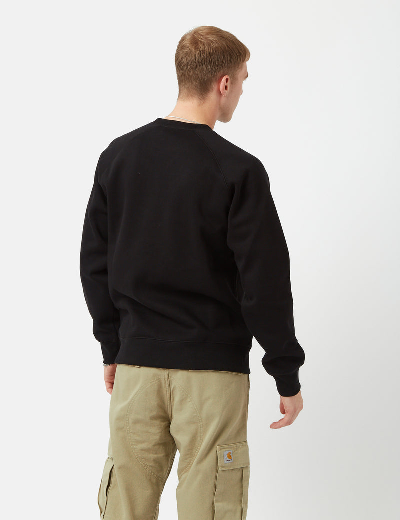 Carhartt WIP Chase Sweatshirt (Regular) - Black