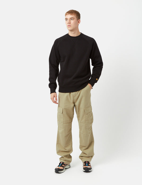 Carhartt WIP Chase Sweatshirt (Regular) - Black