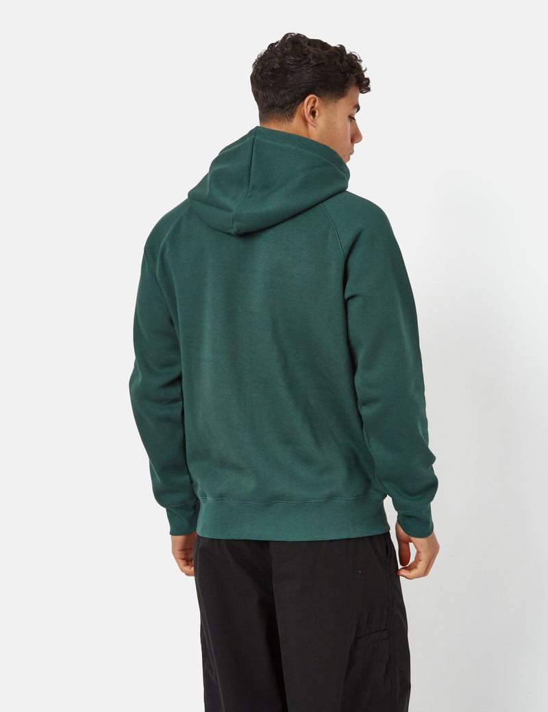 Carhartt-WIP Chase Hooded Sweatshirt - Discovery Green