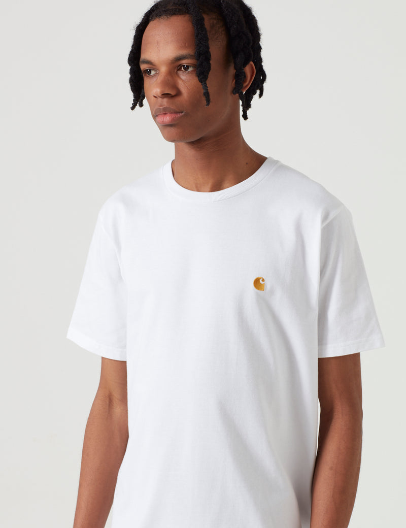 Carhartt-WIP Chase T-Shirt - White