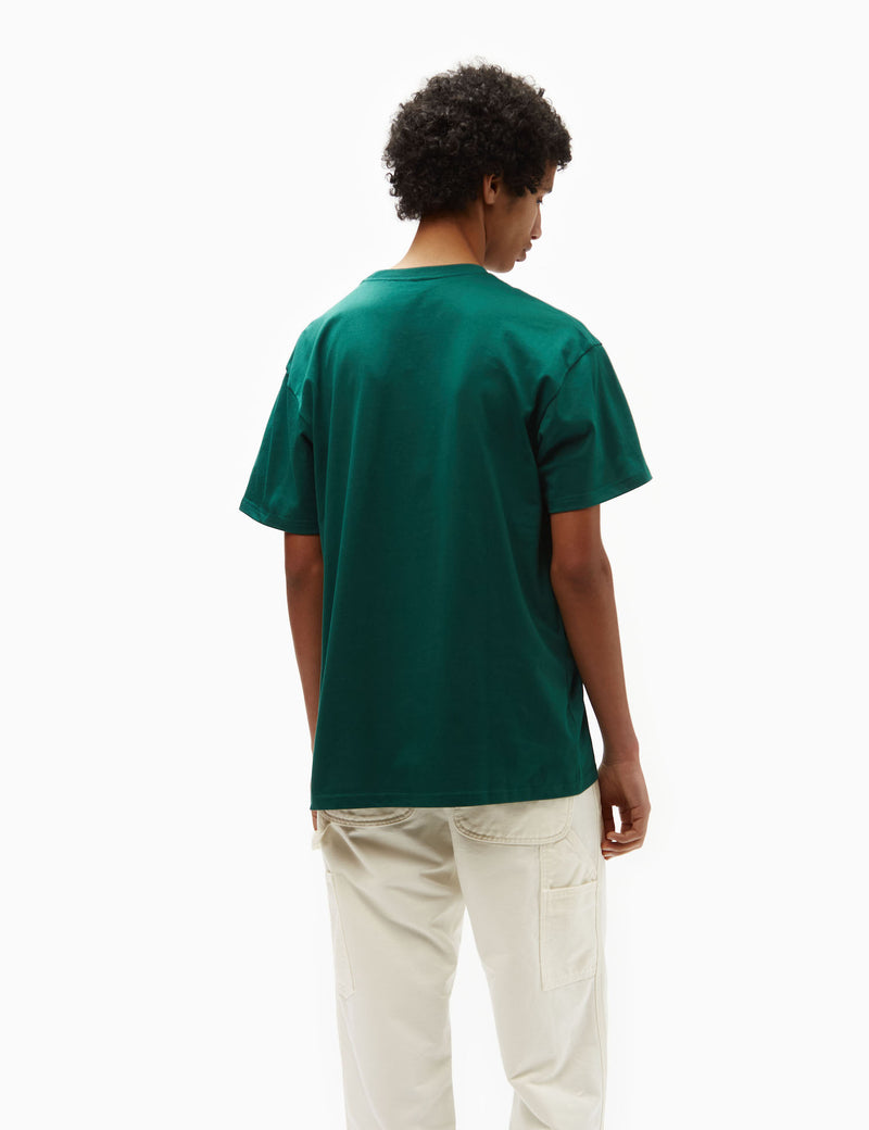 Carhartt-WIP Chase T-Shirt (Loose) - Chervil Green/Gold