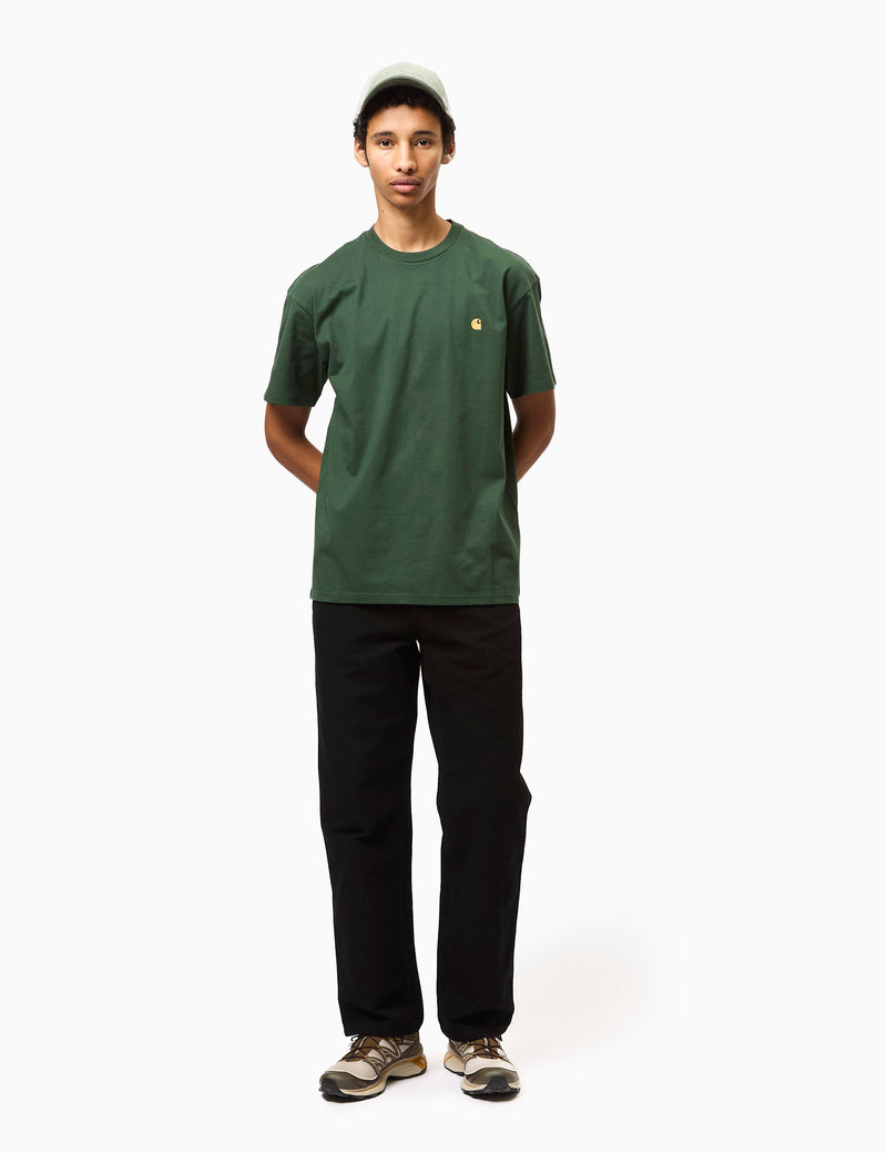 Carhartt WIP Chase T-Shirt (Loose) - Sycamore Tree Green