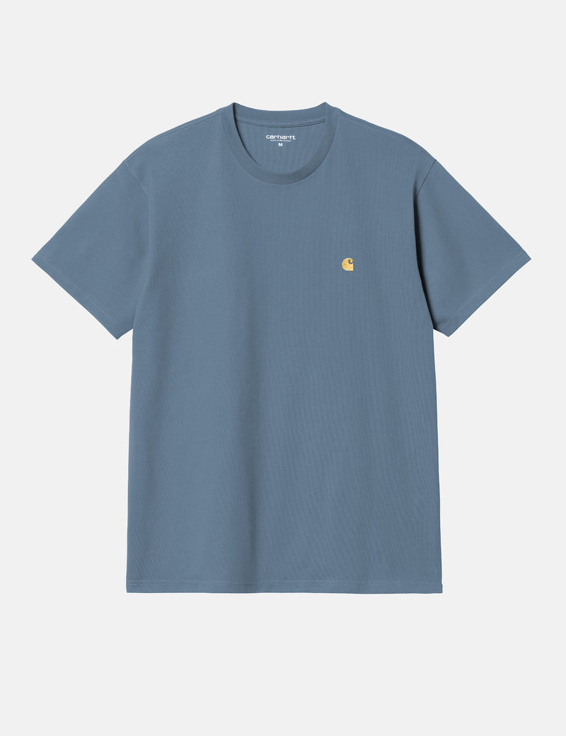 Carhartt WIP Chase T-Shirt (Loose) - Positano Blue