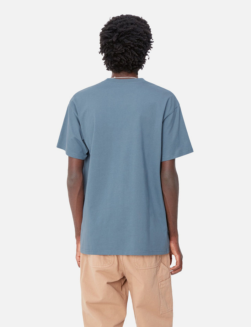 Carhartt WIP Chase T-Shirt (Loose) - Positano Blue