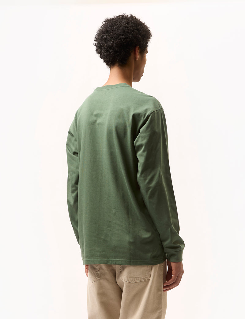 Carhartt WIP Long Sleeve Chase T-Shirt - Duck Green