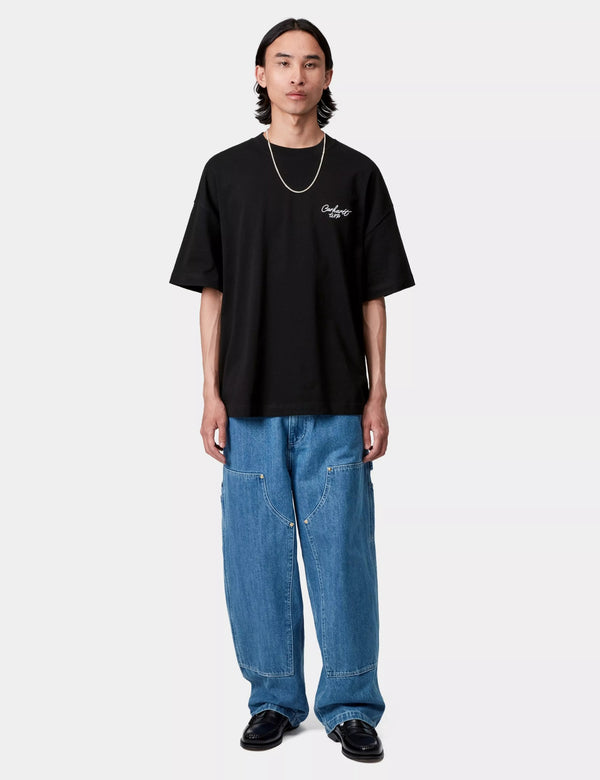 Carhartt WIP Signature Script T-Shirt - Black/White