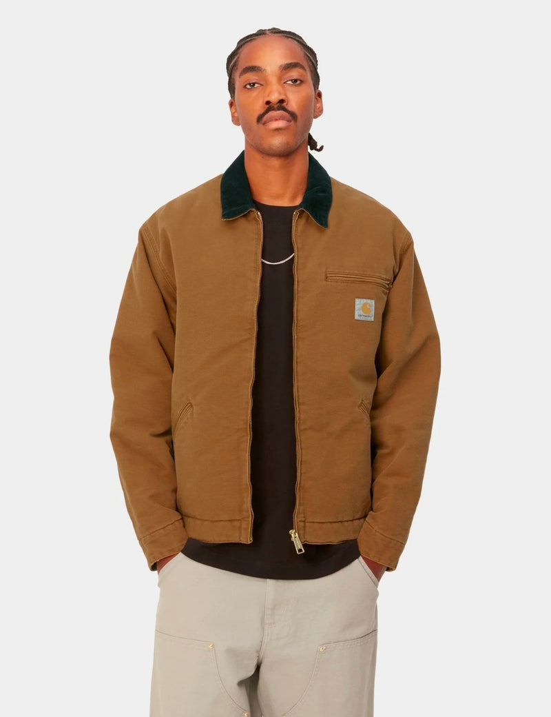 CarharttWIP OG Detroit Jacket (Organic Aged canvas) - Dusty Hamilton Brown