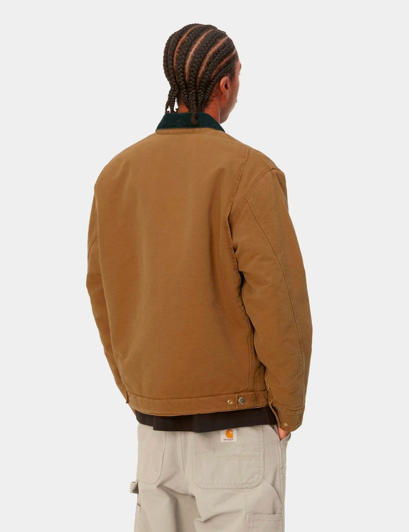 CarharttWIP OG Detroit Jacket (Organic Aged canvas) - Dusty Hamilton Brown