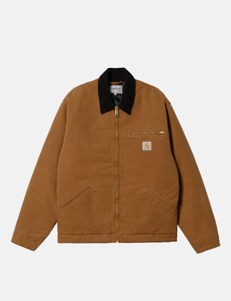 CarharttWIP OG Detroit Jacket (Organic Aged canvas) - Dusty Hamilton Brown