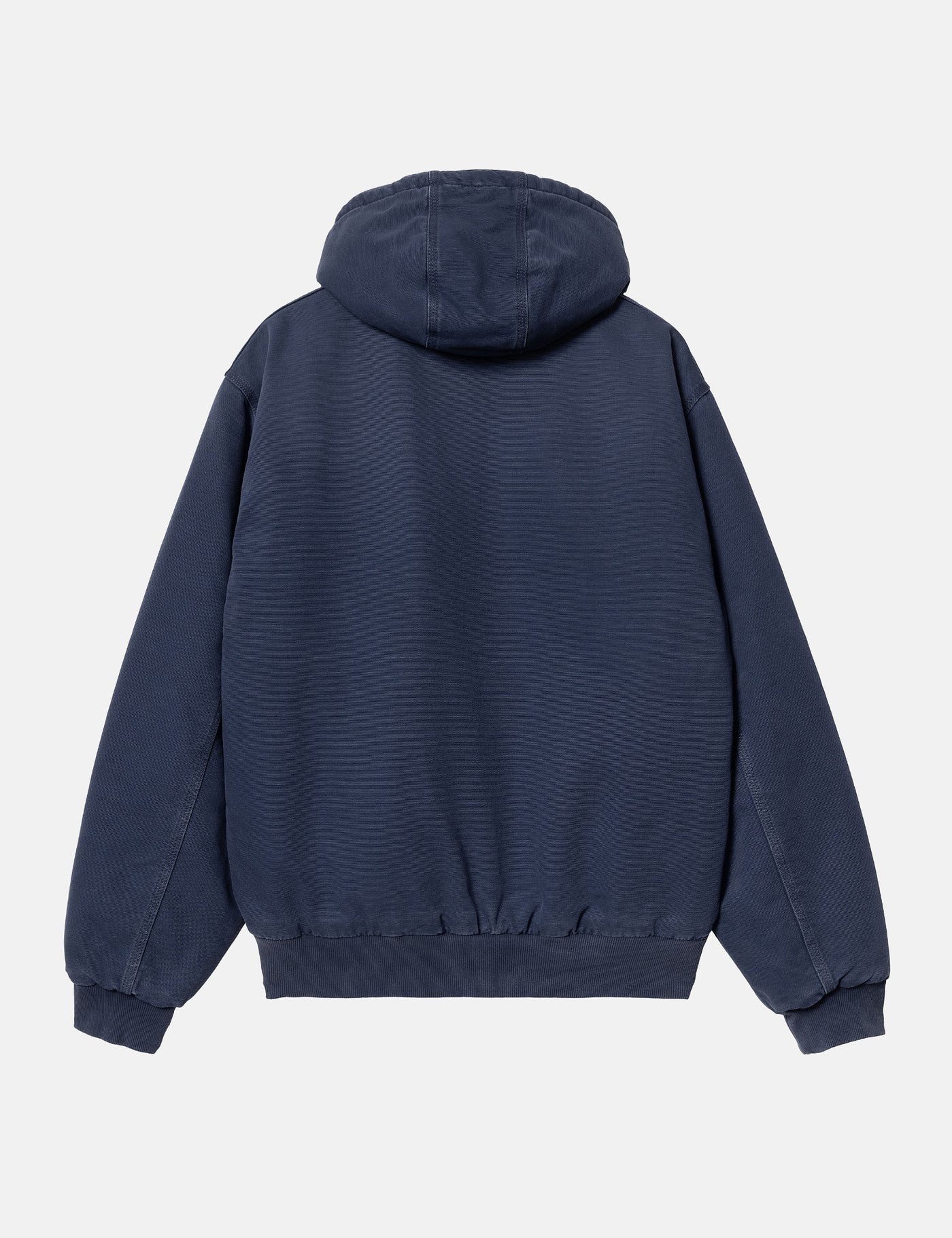 Carhartt J130 Active Jacket L MDT Navy Zip Repair Good Fade