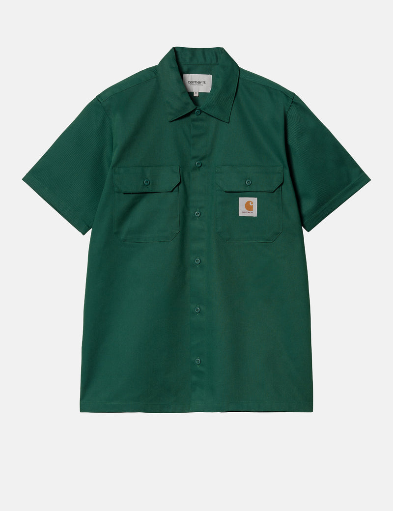 Carhartt-WIP Master Shirt Short Sleeve (Regular) - Chervil Green