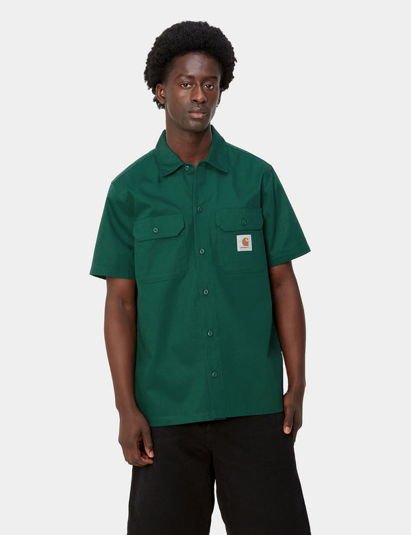 Carhartt-WIP Master Shirt Short Sleeve (Regular) - Chervil Green