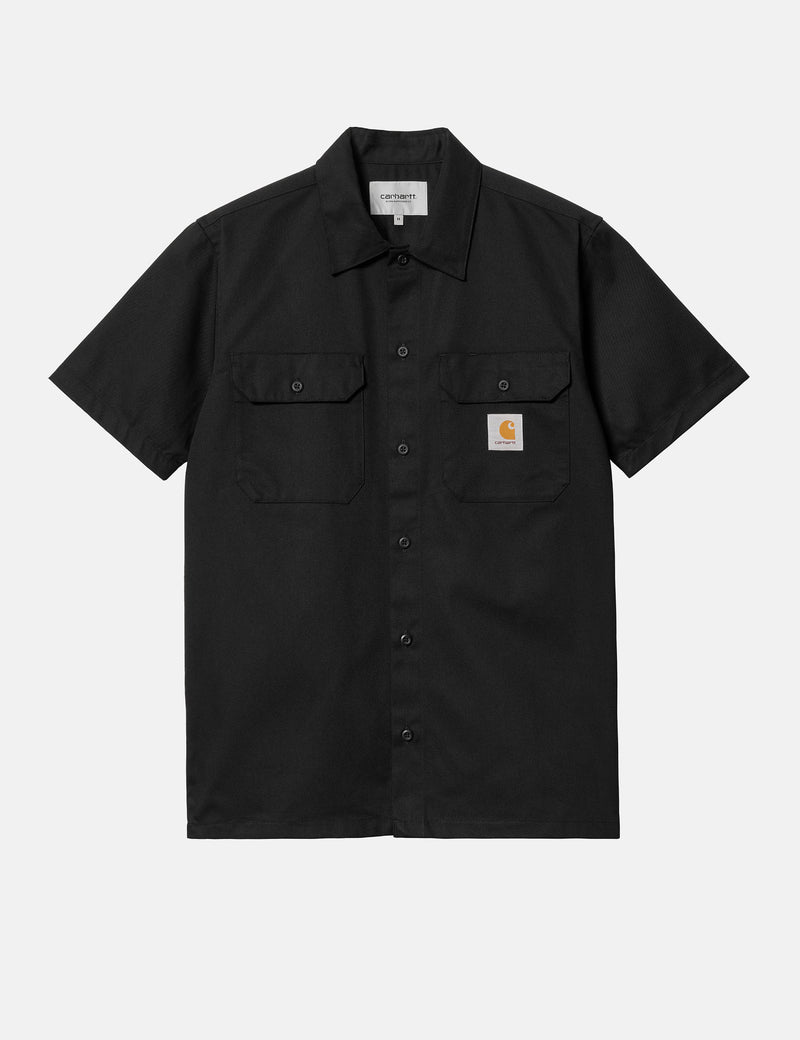 Carhartt-WIP Master Shirt Short Sleeve (Regular) - Black