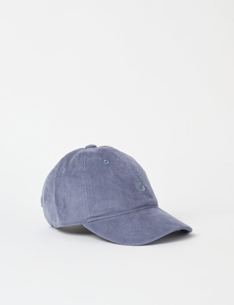 Carhartt-WIP Harlem Cap (Cord) - Hudson Blue