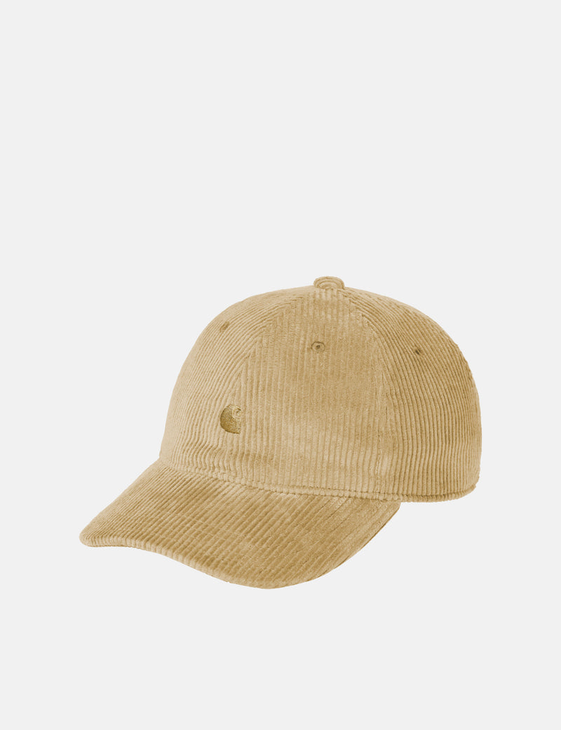 Carhartt-WIP Harlem Cord Cap (6-Panel) - Sable Khaki