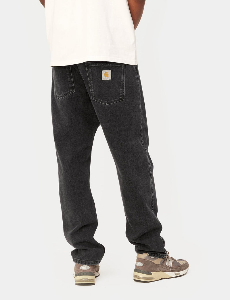 Carhartt WIP Newel Pant Jeans - Black Stone Washed