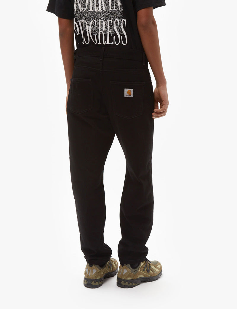 Carhartt WIP Newel Pant (Relaxed) - Black One Wash