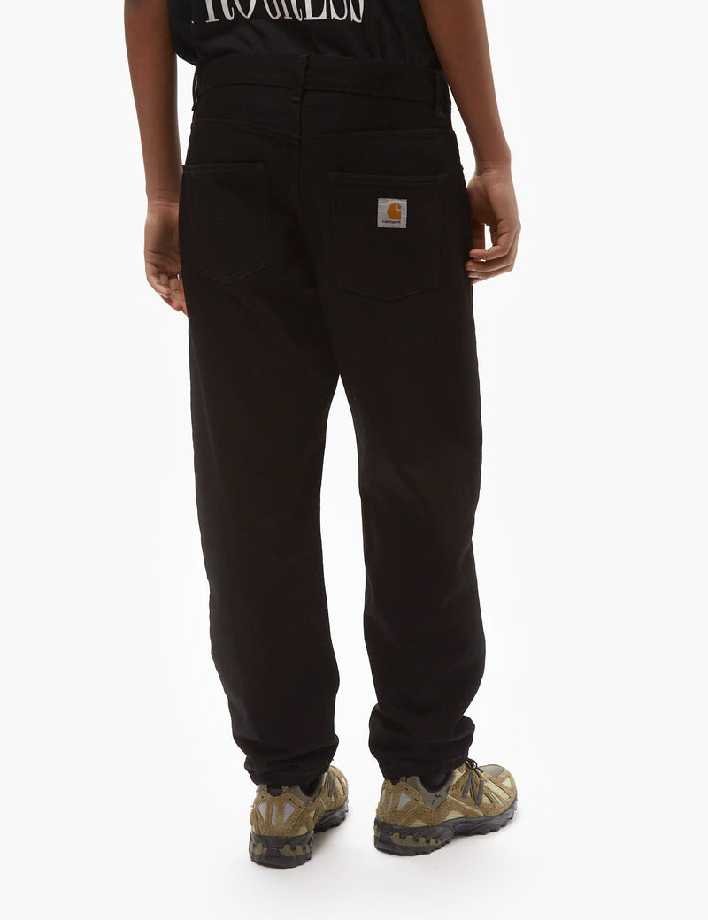 Carhartt WIP Newel Pant (Relaxed) - Black One Wash