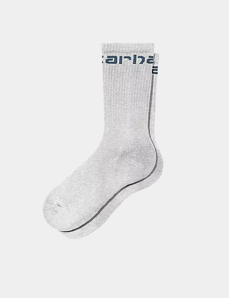 Carhartt-WIP Carhartt Socks - Ash Heather Grey/Liberty Blue