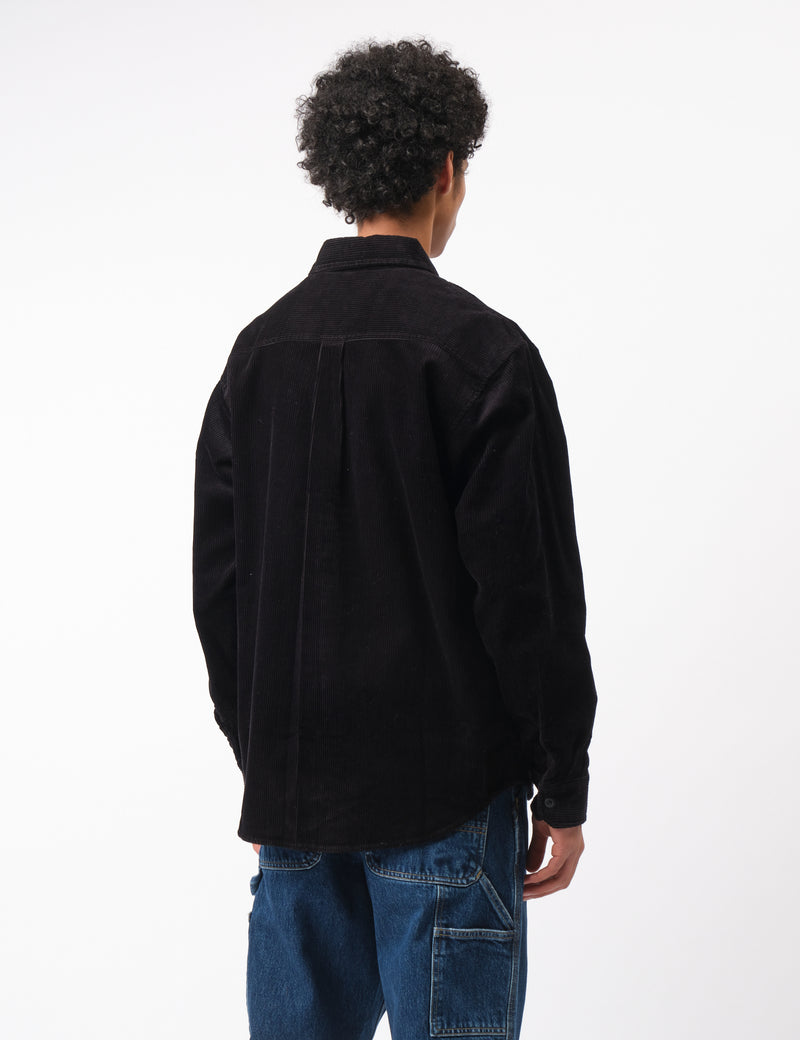 Carhartt-WIP Flint Corduroy Shirt - Black