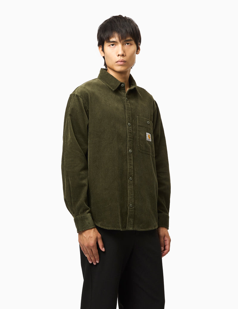 Carhartt WIP Flint Shirt - Office Green