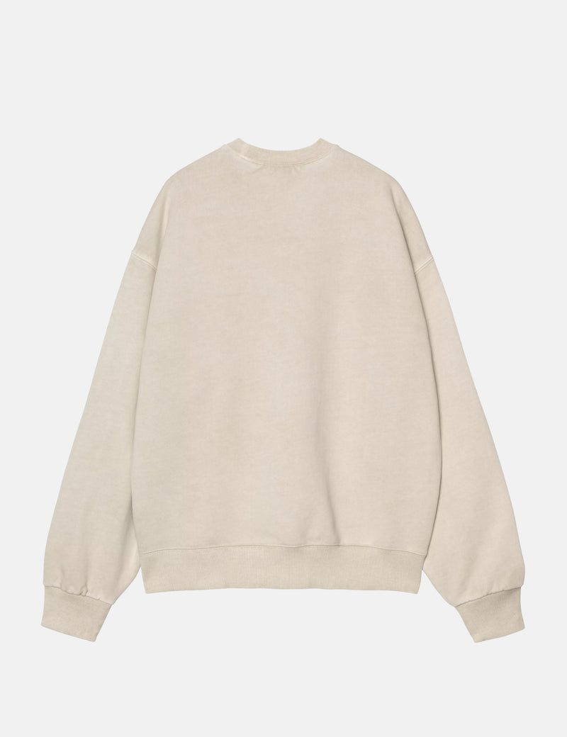 Carhartt WIP Vista Sweatshirt - Fleur De Sel Garment Dyed