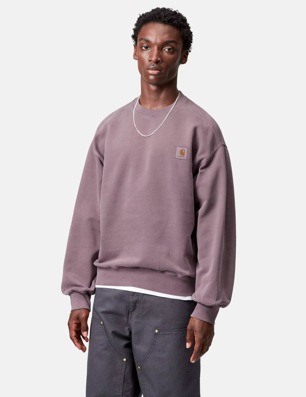 Carhartt WIP Vista Sweatshirt - Phlox Garment Dyed