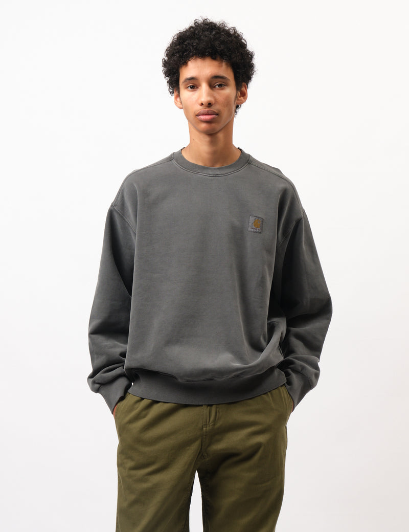 Carhartt WIP Vista Sweatshirt (Balloon) - Graphite Grey