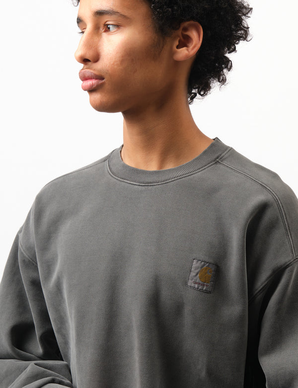 Carhartt WIP Vista Sweatshirt (Balloon) - Graphite Grey