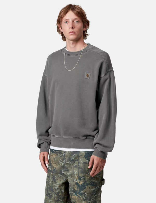 Carhartt WIP Vista Sweatshirt - Black Garment Dyed