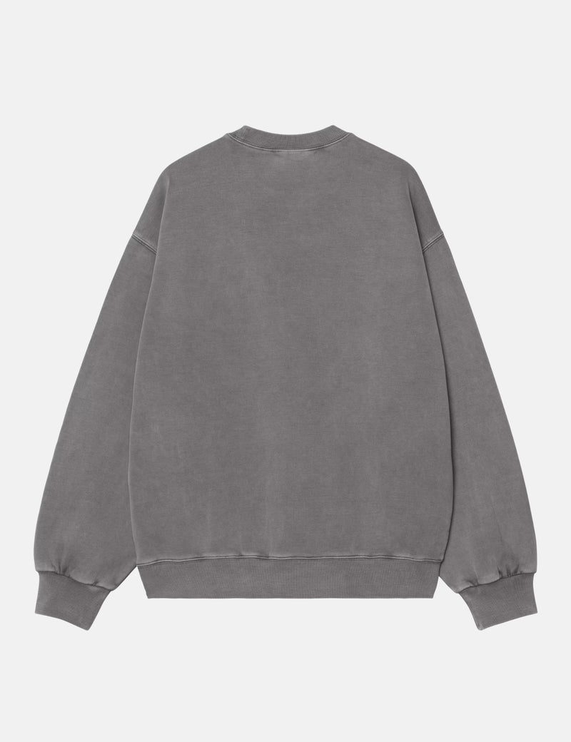 Carhartt WIP Vista Sweatshirt - Black Garment Dyed