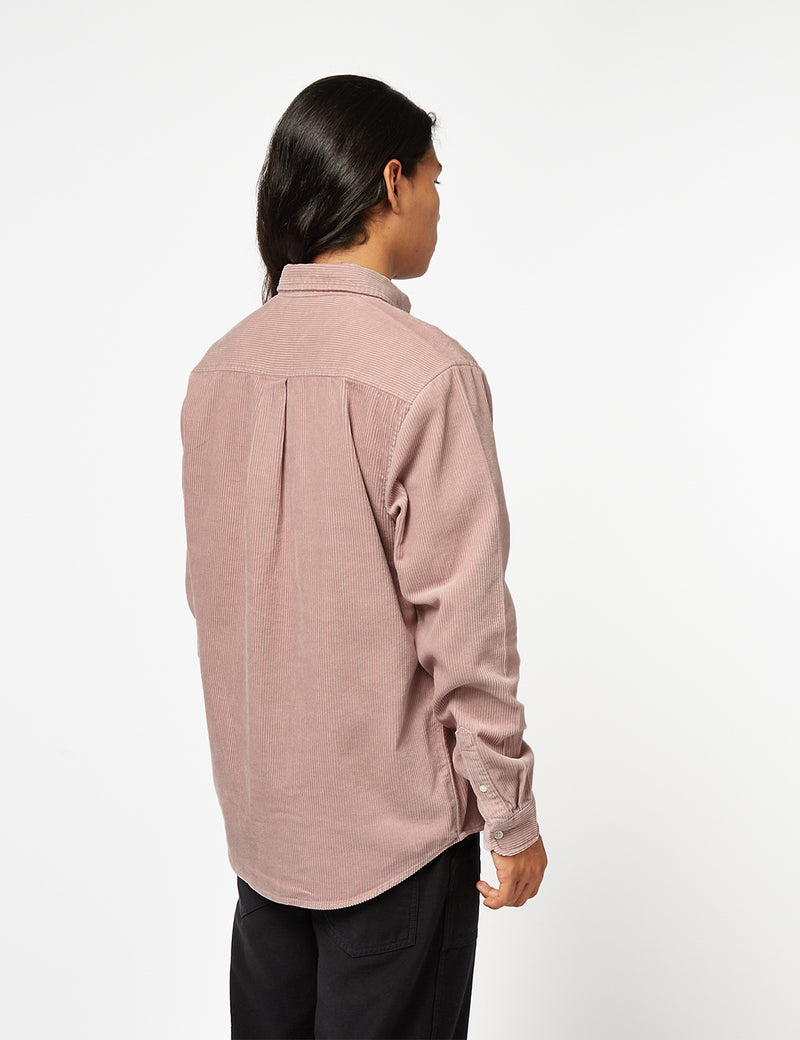 Carhartt-WIP Madison Shirt (Fine Cord) - Glassy Pink