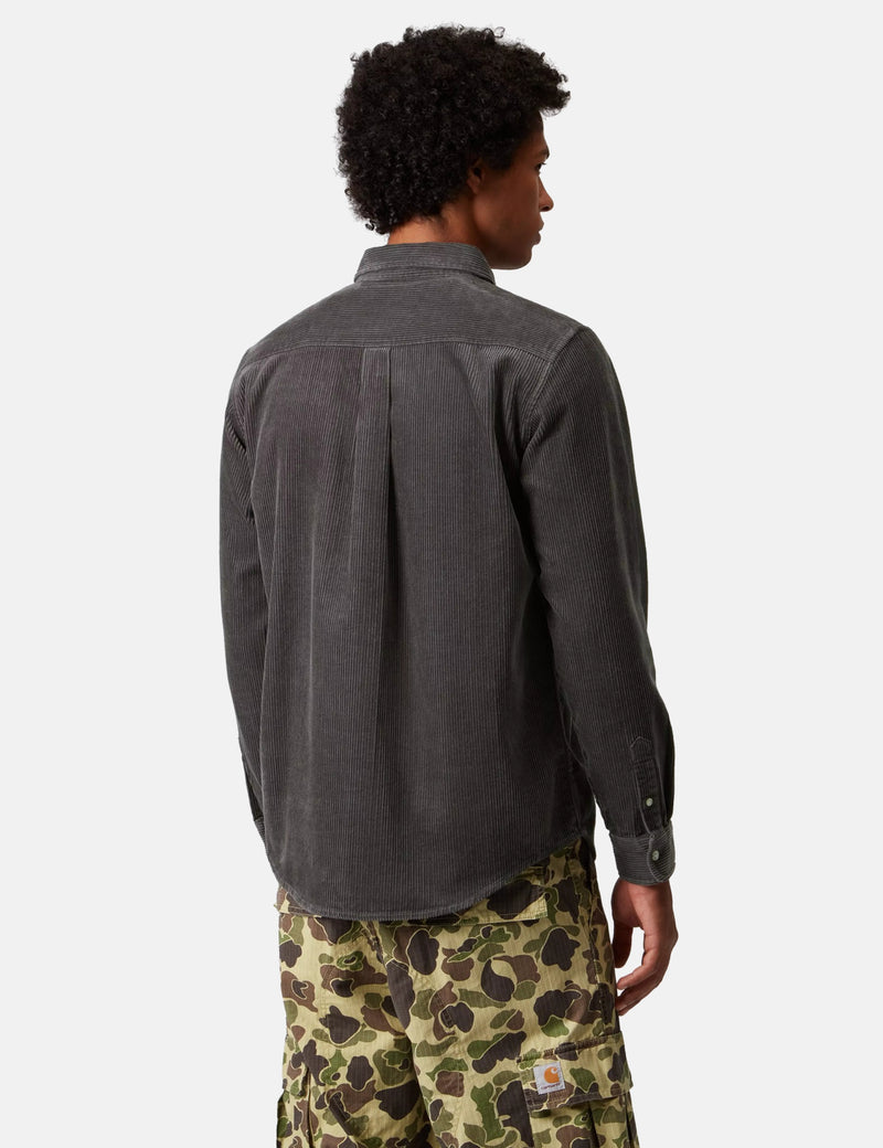 Carhartt WIP Madison Cord Shirt - Graphite/Graphite