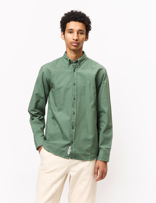 Carhartt WIP Bolton Shirt (Regular) - Duck Green