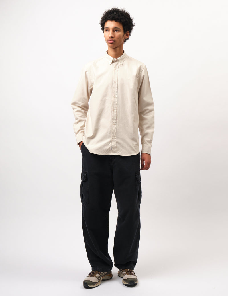 Carhartt WIP Bolton Shirt (Regular) - Moonbeam Grey