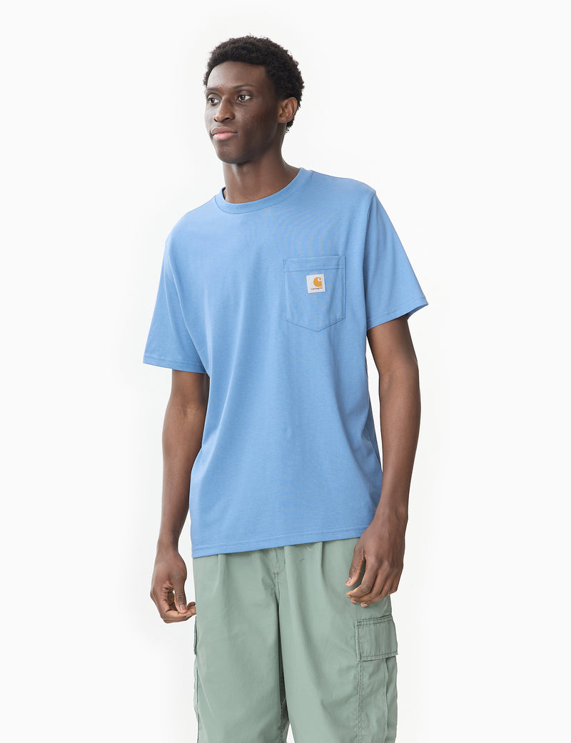 Carhartt-WIP Pocket T-Shirt (Regular) - Sorrent Blue