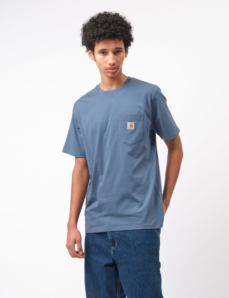 Carhartt WIP Pocket T-Shirt (Regular) - Positano Blue