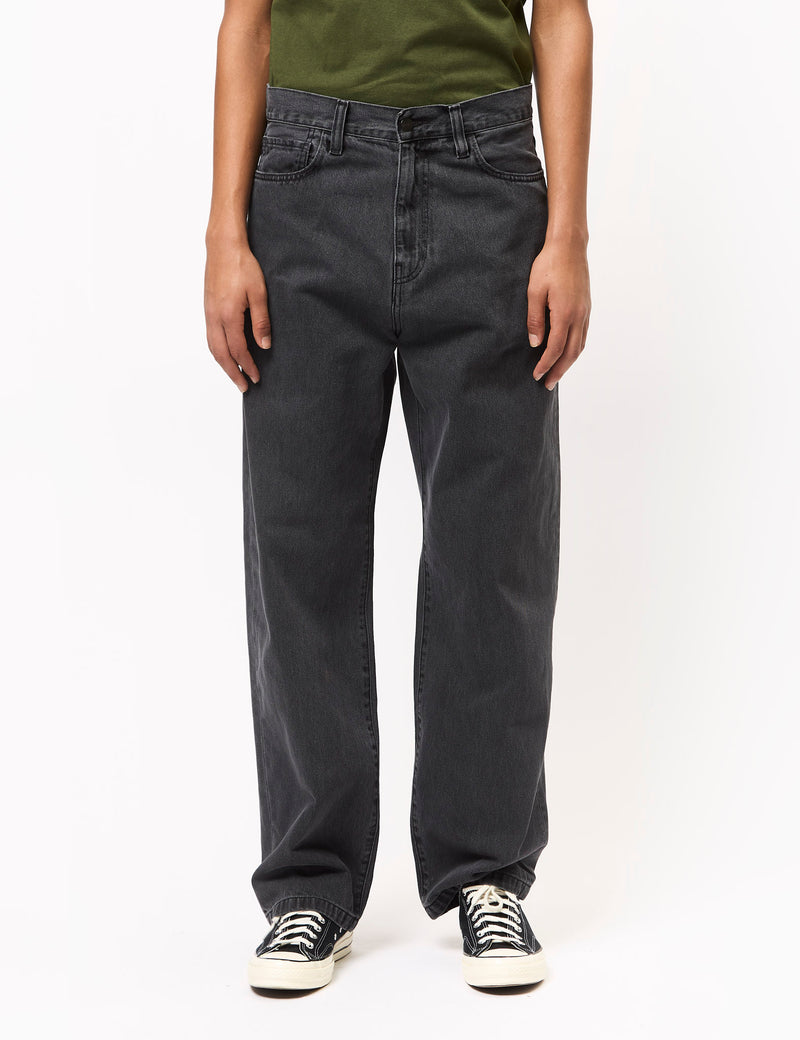 Carhartt-WIP Landon Pant - Black Heavy Stone Washed